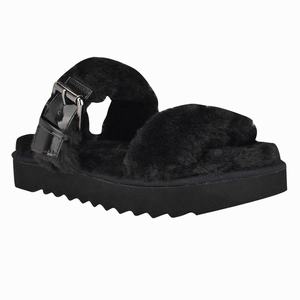 Nine West Funkie Cozy Flat Slippers Zwart Nederland | TYF-957280